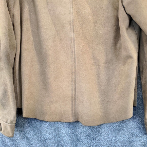 Robert Lewis Men's Weather Wear Leather Jacket Tan 40 Vintage - Picture 7 of 13